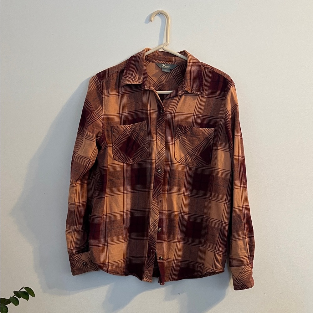Natural Reflections Medium plaid shirt
